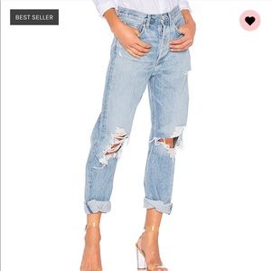 Agolde 90’s fit jeans in Fall Out